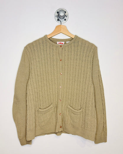Vintage 90s Women’s Alia Earth Tone Cardigan