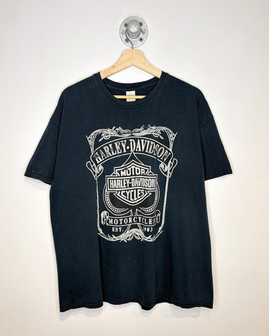2000’s Harley Davidson Motor Cycles Est. Black 1903 Tee Shirt