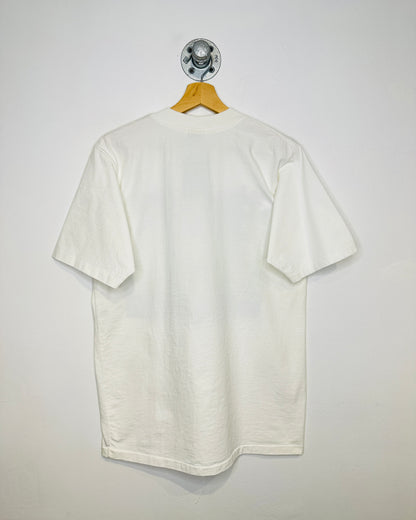 Vintage 1990s Costa Rica Conservemos Parrot Graphic White Tee Shirt