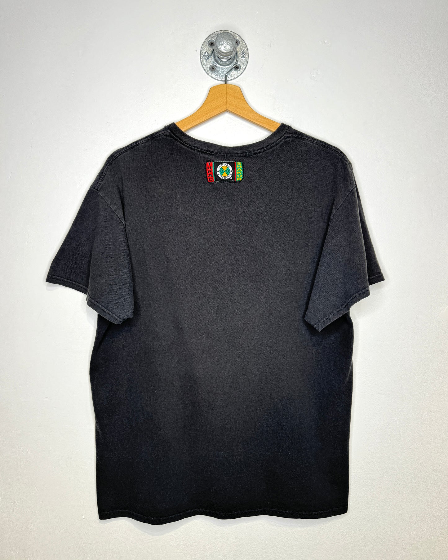 2000s 2Pac Shakur Faded Black Tee Shirt