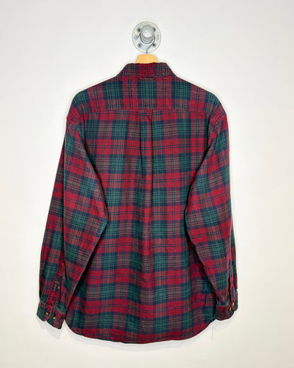 Tommy Hilfiger Tartan Plaid Button Up Long Sleeve Shirt