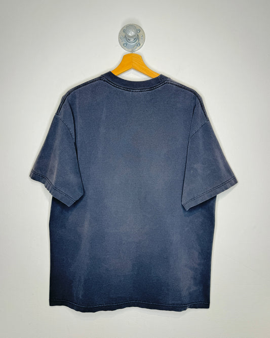 Vintage 1999 WWF Stone Cold Steve Austin Faded Black Tee Shirt