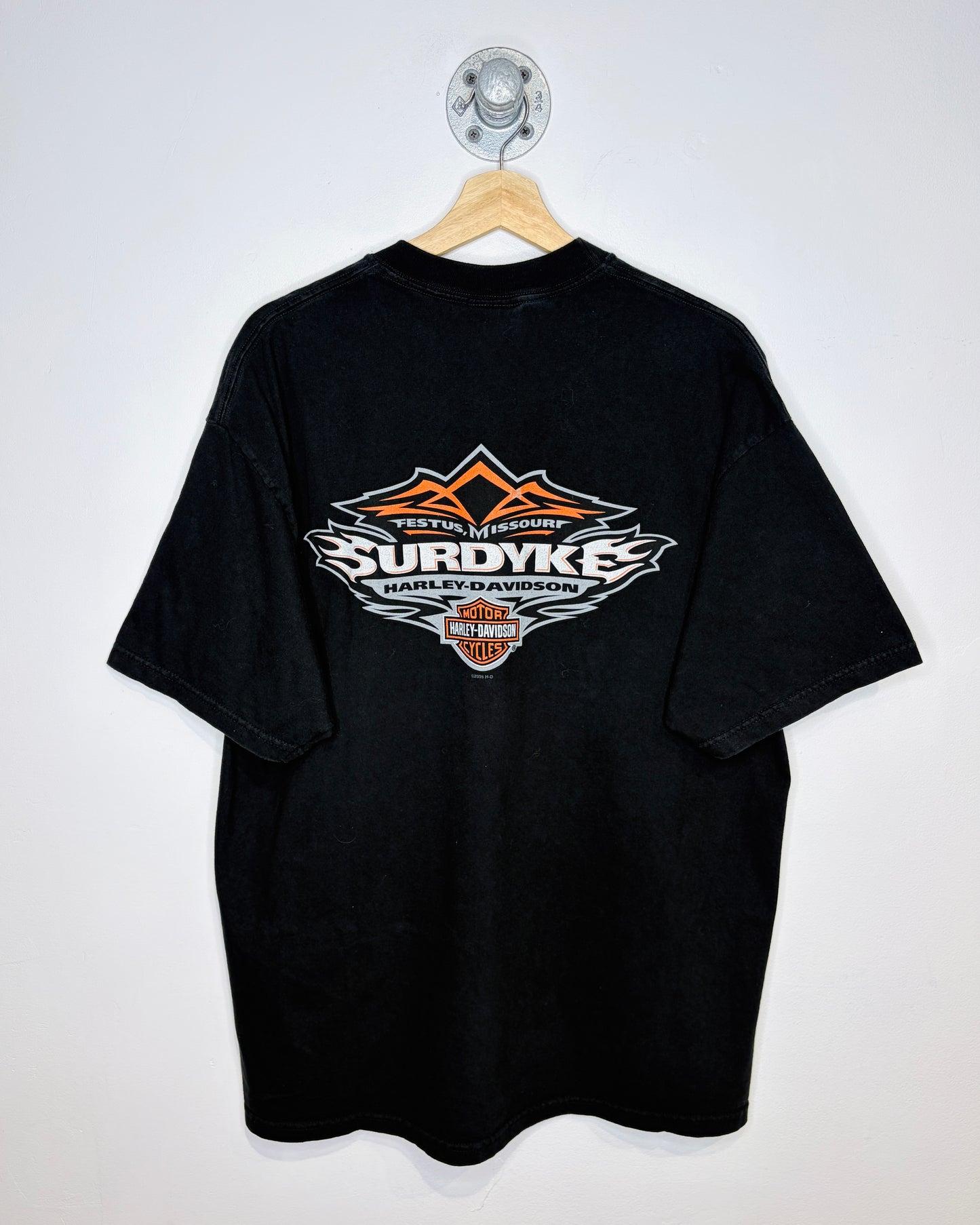 2008 Harley Davidson Surdyke Black Tee Shirt