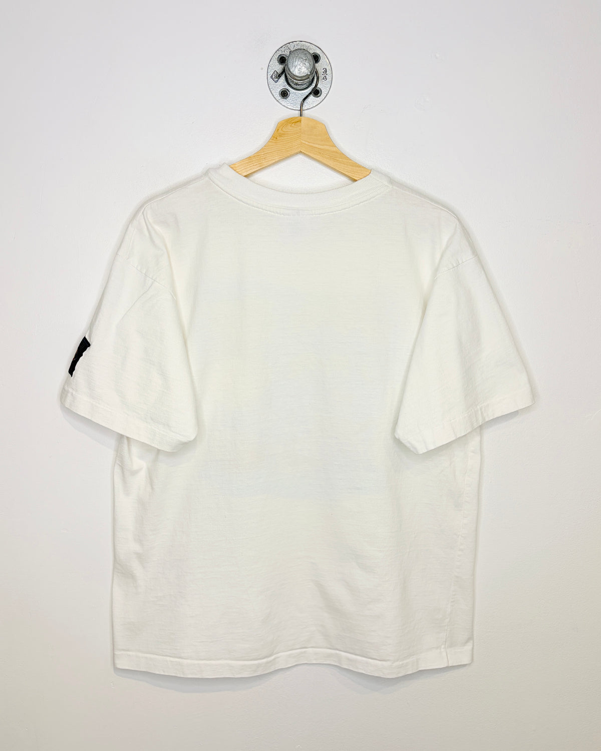 Vintage 1990s Humeur Design J’Aime “Chat” D’ Meme! White Graphic Print Tee Shirt