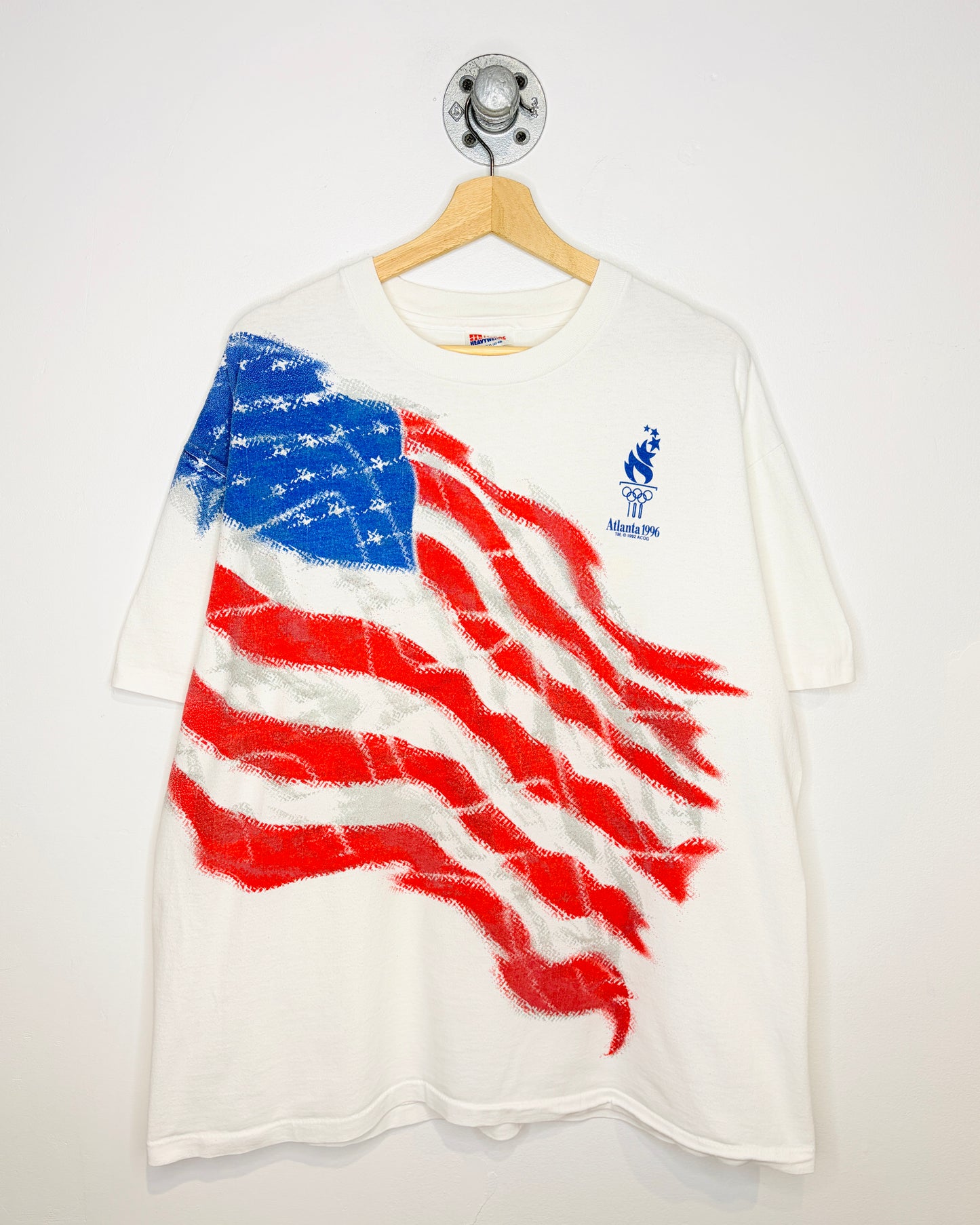 Vintage 1996 Atlanta Olympics White Tee Shirt