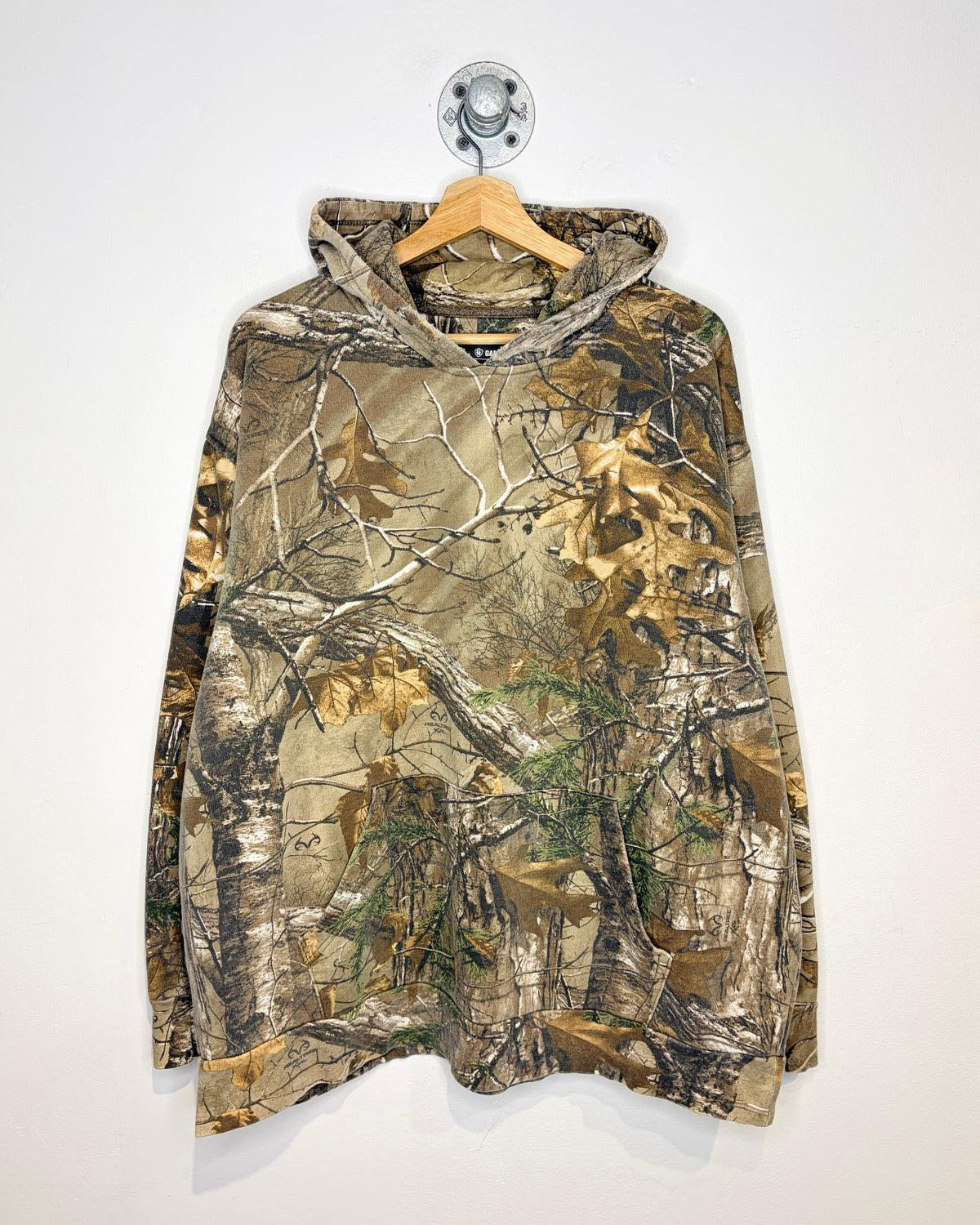 2000s Faded Real Tree Camo Hoodie
