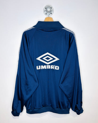 Vintage Umbro Embroidered Navy Track Jacket