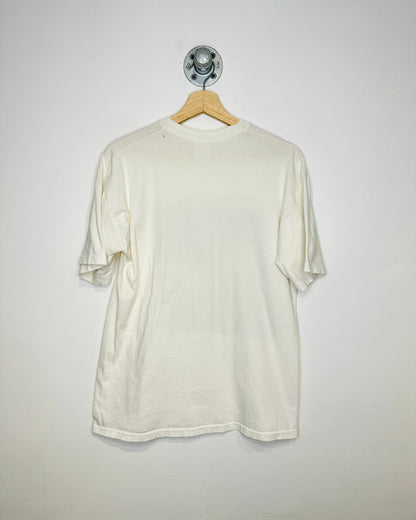 Vintage 1990s Huntington Beach Surf White Tee Shirt