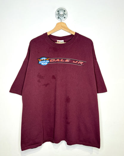 2005 Allstate 400 Dale Jr. Maroon Racing Tee Shirt