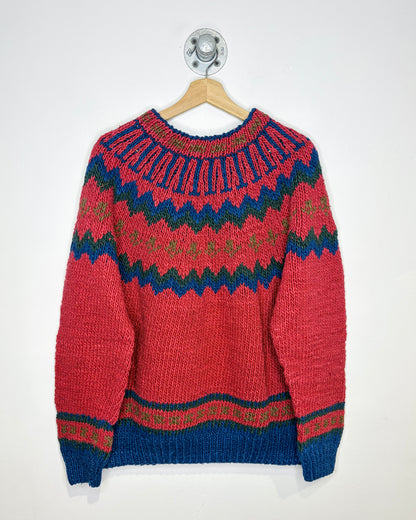 Vintage 70s/80s “The Sweater Venture” Handknit Heavyweight Cardigan