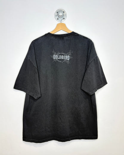 2000s WWE Goldberg The Devastation Continues Black Tee Shirt