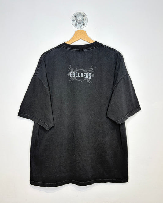 2000s WWE Goldberg The Devastation Continues Black Tee Shirt