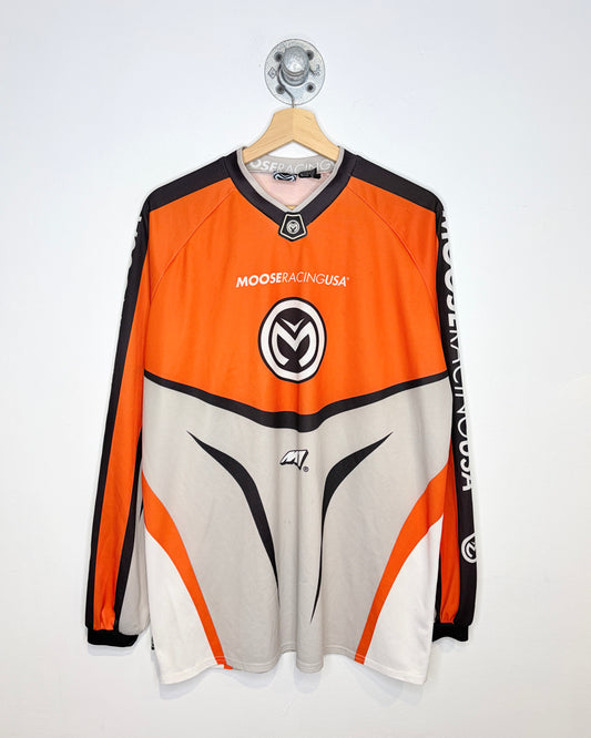 2000s Moose Racing Orange Moto X Jersey