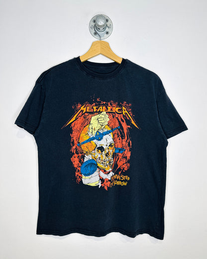 Metallica Harvester of Sorrow Faded Black Tee Shirt