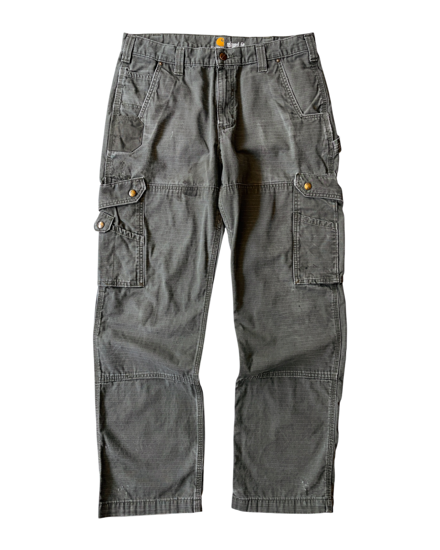 2000s Carhartt Relaxed Fit Earth Tone Ripstop Cargo Pants