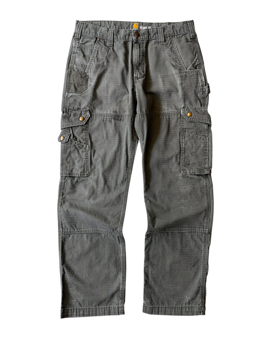 2000s Carhartt Relaxed Fit Earth Tone Ripstop Cargo Pants