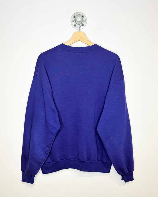 Vintage 1993 Estes Park Colorado Purple Crewneck Sweatshirt