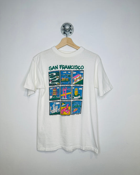 Vintage 2000s San Francisco Tourist White Tee Shirt