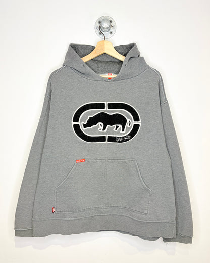 Vintage Y2K Ecko Unltd Boxy Grey Hoodie