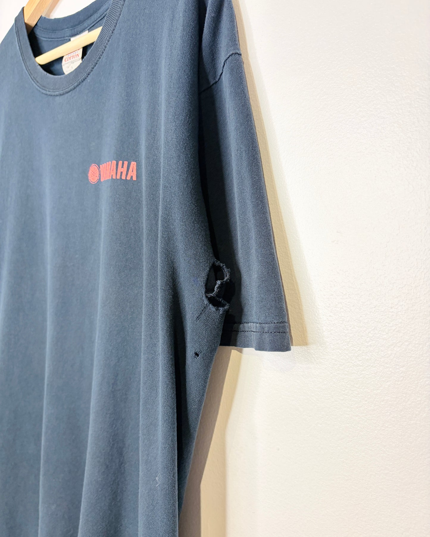 2008 Yamaha Faded Black Tee Shirt
