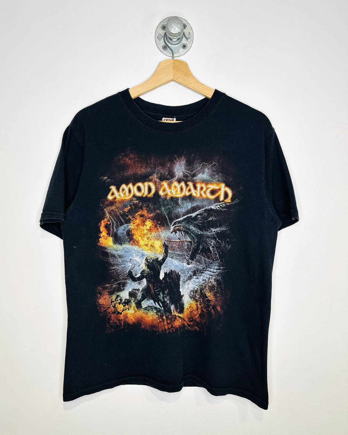 2008 Amon Amarth Twilight of The Thunder God Black Tee Shirt