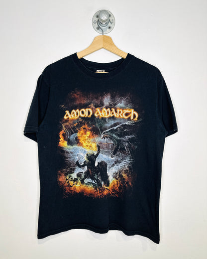 2008 Amon Amarth Twilight of The Thunder God Black Tee Shirt