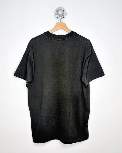 Vintage 90s Fluid Sports Inc. Black Tee Shirt