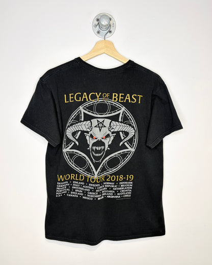 Iron Maiden Legacy Of The Beast Tour Black Tee Shirt