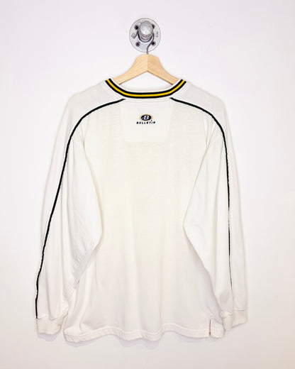 Vintage 2000s Edmonton Eskimos White Long Sleeve Athletic Shirt