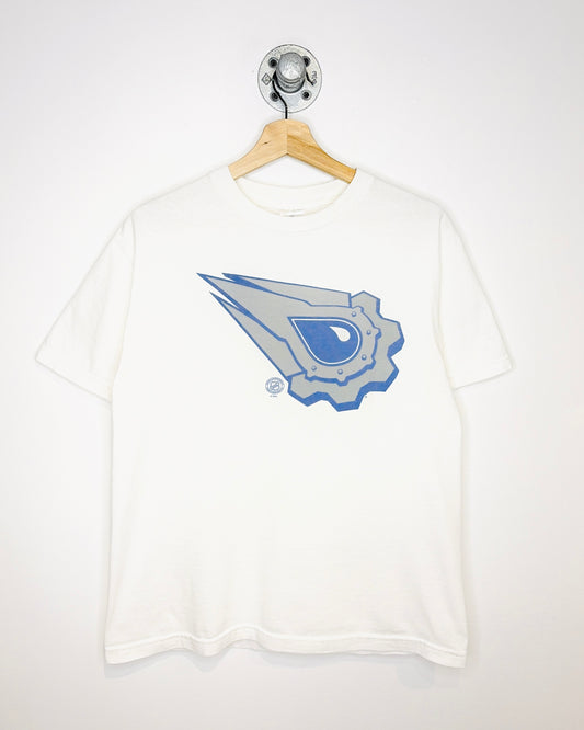 Vintage 2000s Edmonton Oilers Alternate Logo White Tee Shirt