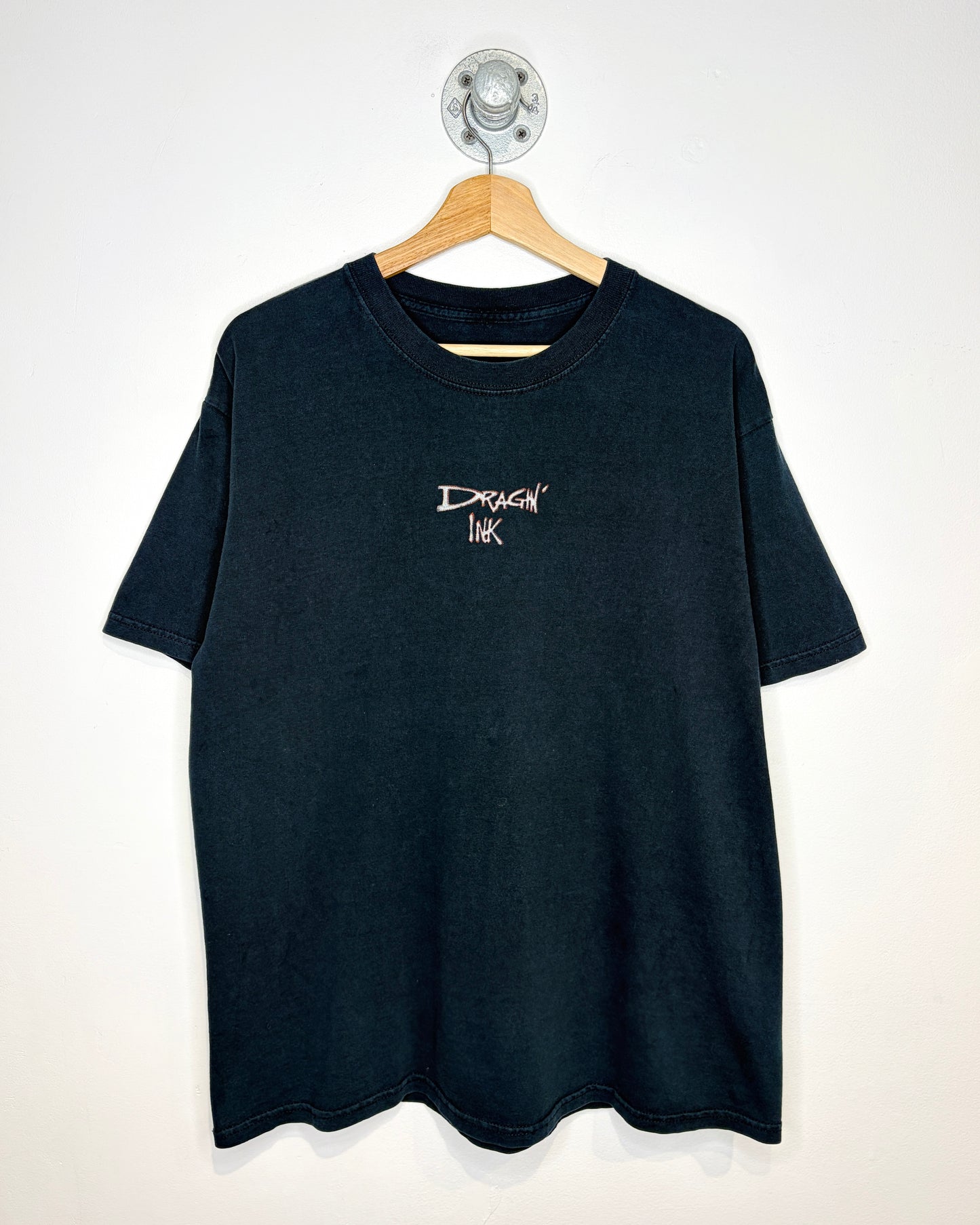 Vintage Early 2000s Dragin’ Ink Black Tee Shirt