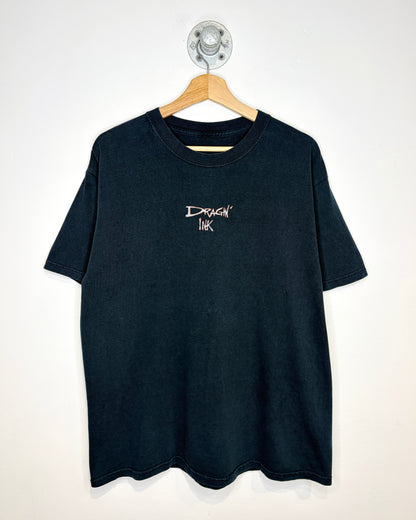 Vintage Early 2000s Dragin’ Ink Black Tee Shirt