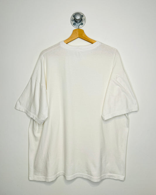 Vintage 90s “It’s Not The Size Of The Fish…” White Tee Shirt