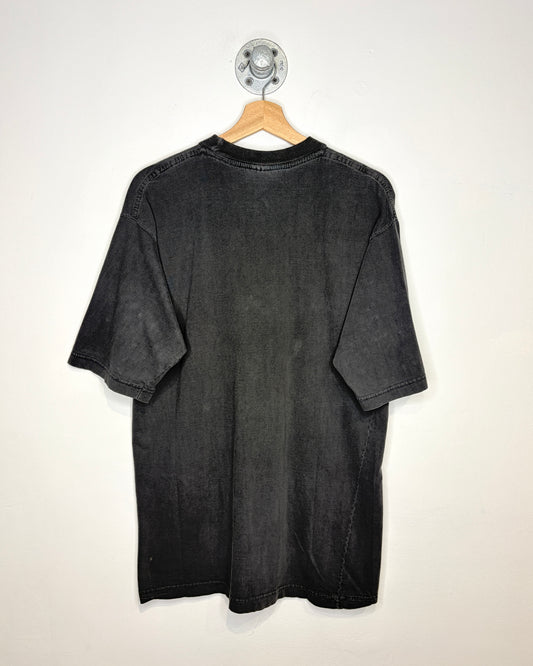 Vintage 1990s Claude Watson Arts Program Faded Black Tee Shirt