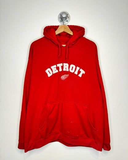 Vintage Detroit Red Wings Red Hoodie