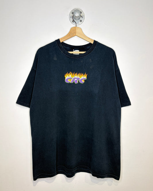 2000s Calandra Racing Concepts Faded Black Tee Shirt