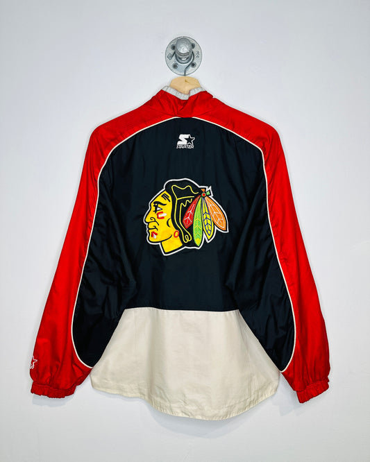 Vintage 1990s Starter Chicago Blackhawks Nylon Jacket