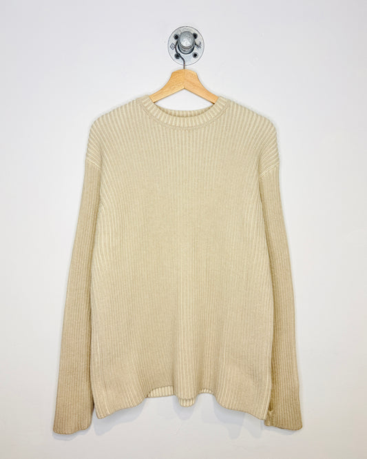 Vintage Timberland Tan Heavyweight Ribbed Sweater
