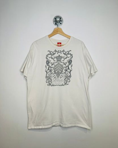 Element Wind Water Fire Earth Crest White Tee Shirt