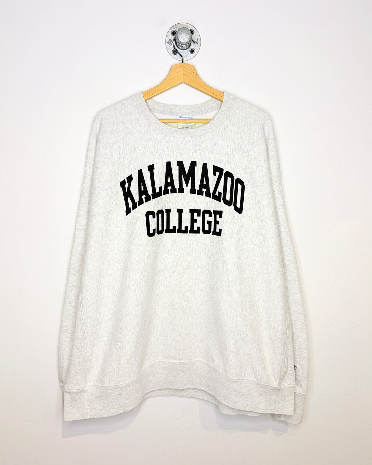 Kalamazoo College Oatmeal Grey Crewneck Sweatshirt
