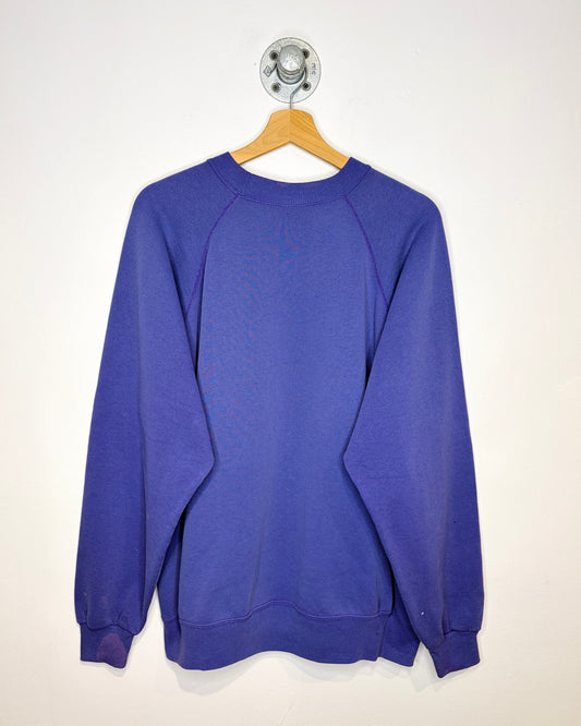 Vintage 1990s The M.O.B. Purple Crewneck Sweatshirt