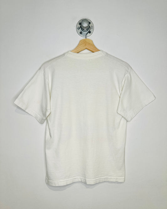 Vintage 1995 Cleveland Baseball Playoffs White Tee Shirt