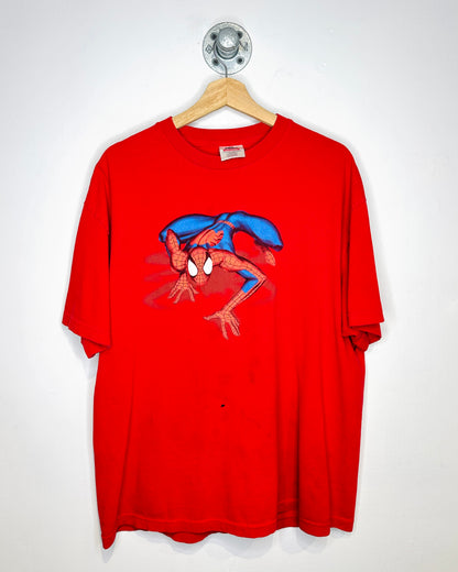 Vintage 90s Spider-Man Red Tee Shirt
