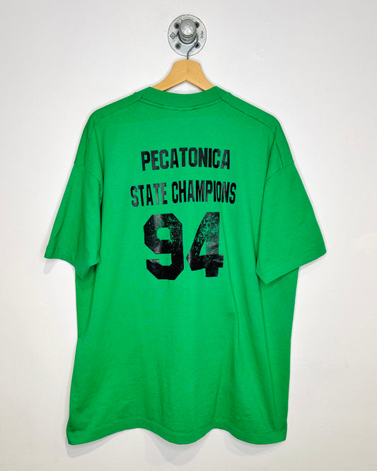 Vintage Pecatonica Vikings Green Tee Shirt