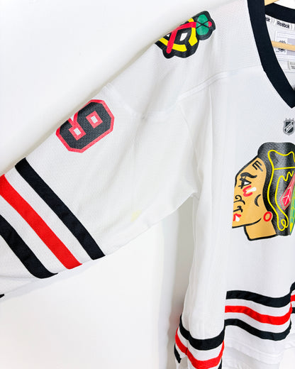 Reebok Chicago Black Hawks Toews White Hockey Jersey
