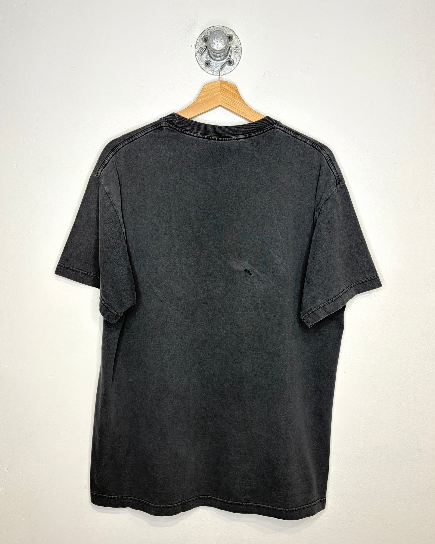NFL Super Bowl XLVII 49ers VS Ravens Faded Black Tee Shirt