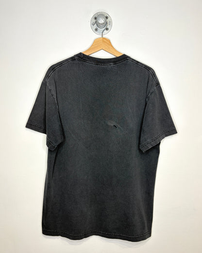NFL Super Bowl XLVII 49ers VS Ravens Faded Black Tee Shirt