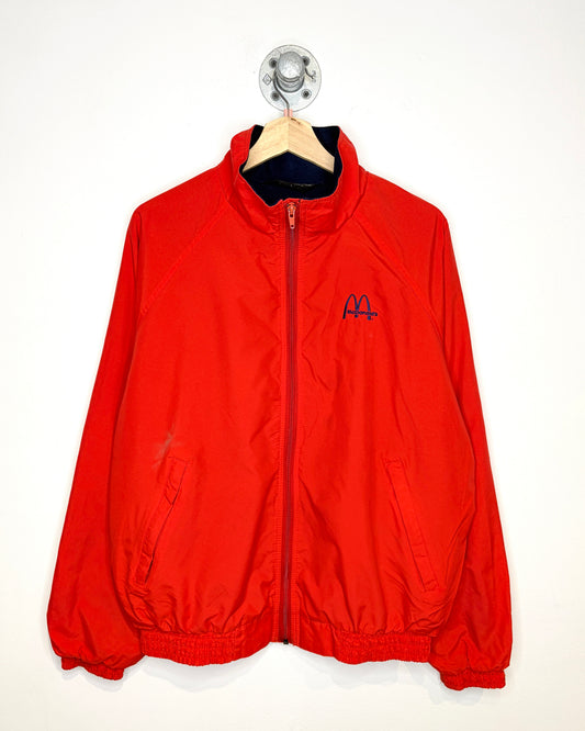 Vintage 90s McDonald’s Fleece Lined Red & Navy Jacket