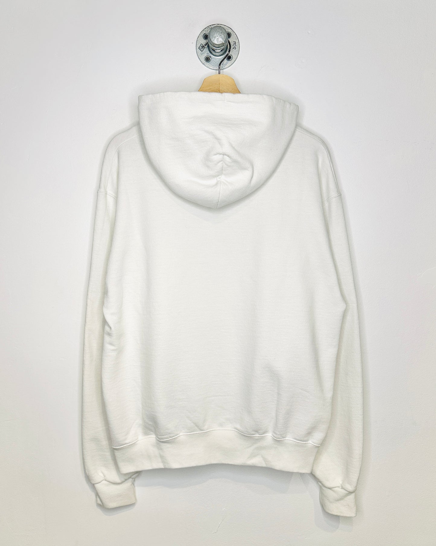 2000s Champion Georgia White Boxy Hoodie