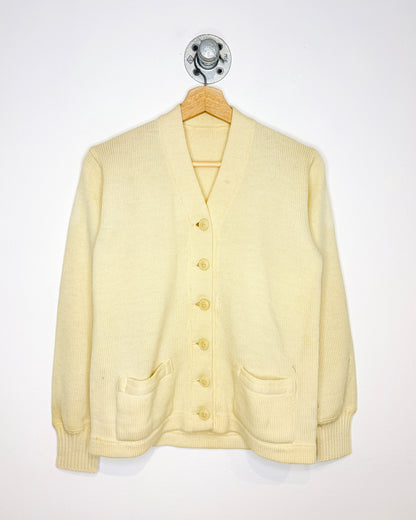 Vintage 50s/60s Tan Heavywight Cardigan